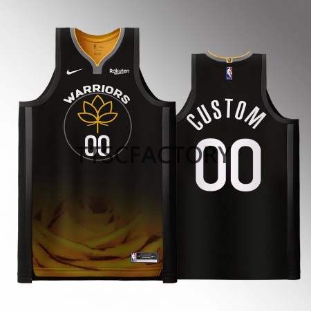 Dres Golden State Warriors Prilagođeni Nike 2022-23 City Edition Crno Swingman - Muške
